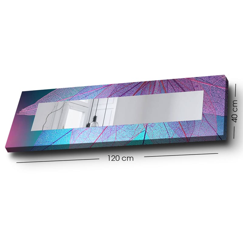 Dekorspegel 40x120 cm - Flerfärgad - Inredning - Spegel - Väggspegel