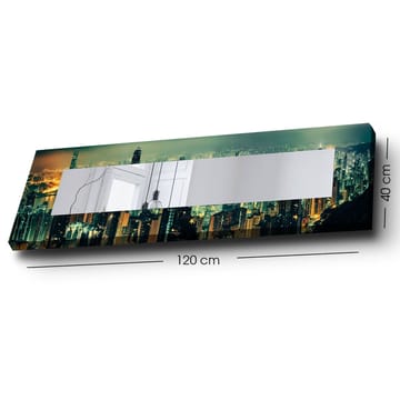 Dekorspegel 40x120 cm - Flerfärgad - Inredning - Spegel - Väggspegel