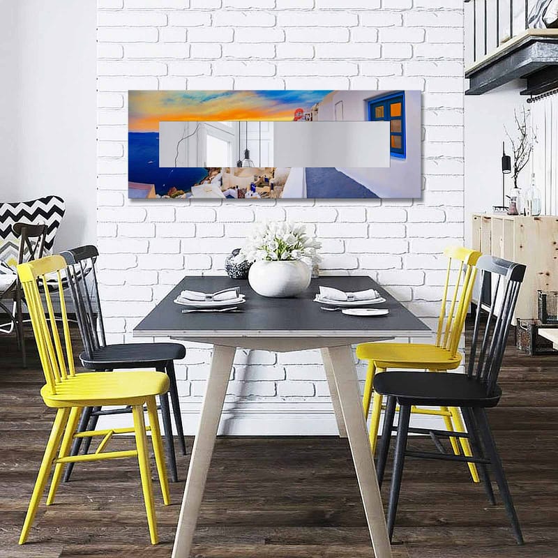 Dekorspegel 40x120 cm - Flerfärgad - Inredning - Spegel - Väggspegel