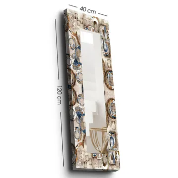 Dekorspegel 40x120 cm - Flerfärgad - Inredning - Spegel - Väggspegel