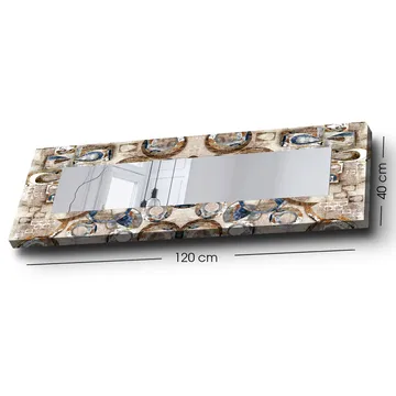 Dekorspegel 40x120 cm - Flerfärgad - Inredning - Spegel - Väggspegel