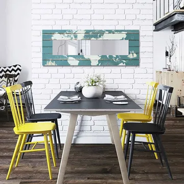 Dekorspegel 40x120 cm - Flerfärgad - Inredning - Spegel - Väggspegel