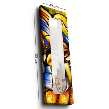 Dekorspegel 40x120 cm - Flerfärgad - Inredning - Spegel - Väggspegel