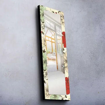 Dekorspegel 40x120 cm - Flerfärgad - Inredning - Spegel - Väggspegel