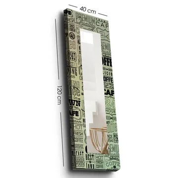 Dekorspegel 40x120 cm - Flerfärgad - Inredning - Spegel - Väggspegel