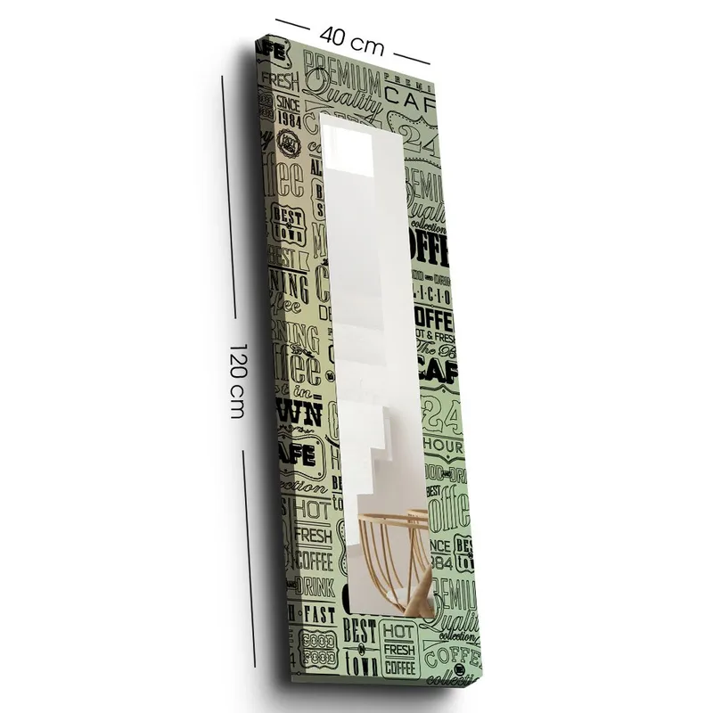 Dekorspegel 40x120 cm, Flerfärgad