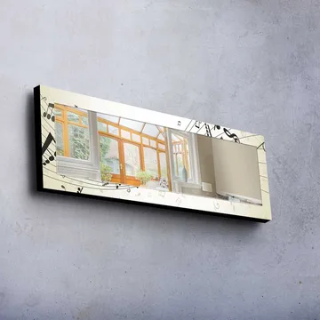 Dekorspegel 40x120 cm - Flerfärgad - Inredning - Spegel - Väggspegel