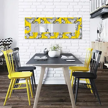 Dekorspegel 40x120 cm - Flerfärgad - Inredning - Spegel - Väggspegel