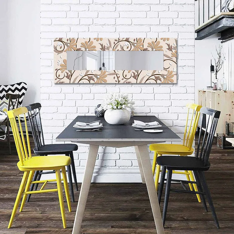 Dekorspegel 40x120 cm, Flerfärgad