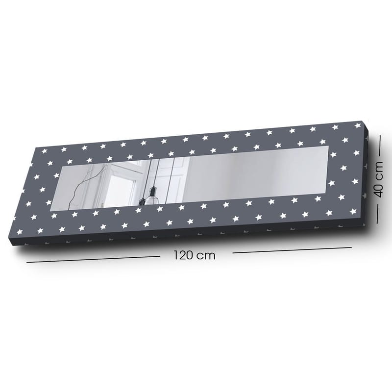 Dekorspegel 40x120 cm - Flerfärgad - Inredning - Spegel - Väggspegel