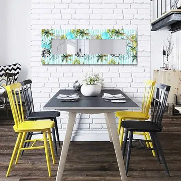 Dekorspegel 40x120 cm - Flerfärgad - Inredning - Spegel - Väggspegel