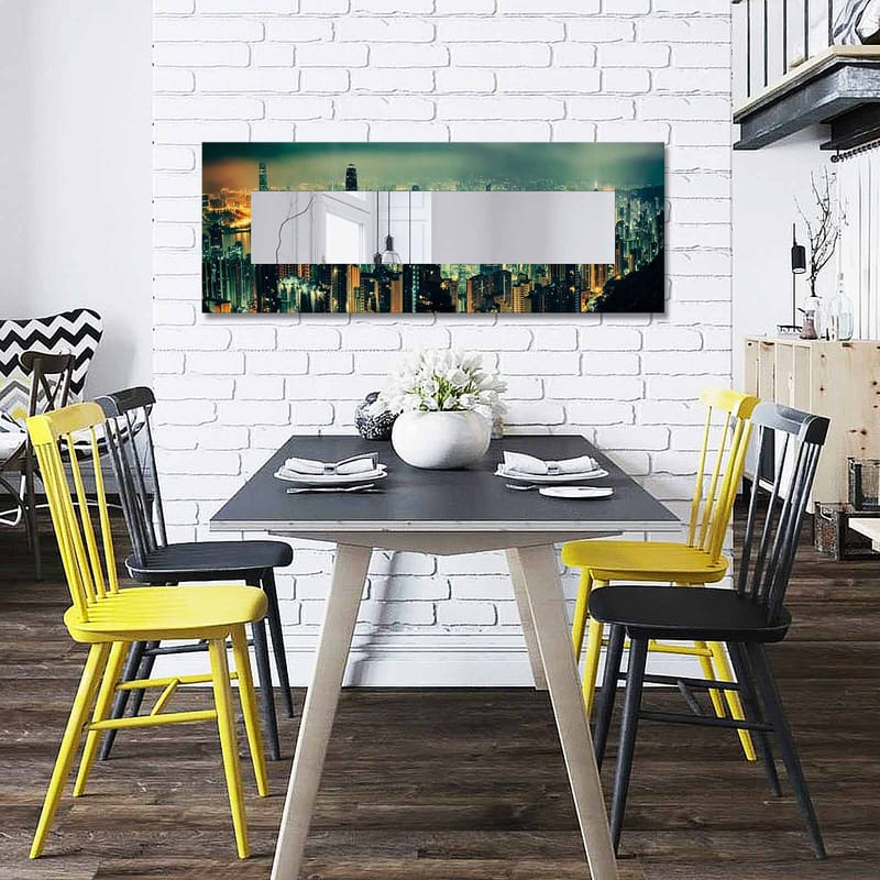 Dekorspegel 40x120 cm - Flerfärgad - Inredning - Spegel - Väggspegel