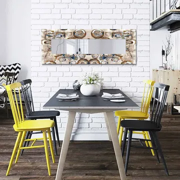 Dekorspegel 40x120 cm - Flerfärgad - Inredning - Spegel - Väggspegel