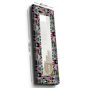 Dekorspegel 40x120 cm - Flerfärgad - Inredning - Spegel - Väggspegel