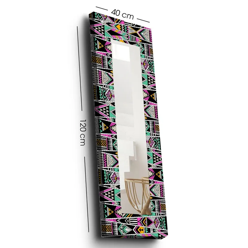 Dekorspegel 40x120 cm - Flerfärgad - Inredning - Spegel - Väggspegel