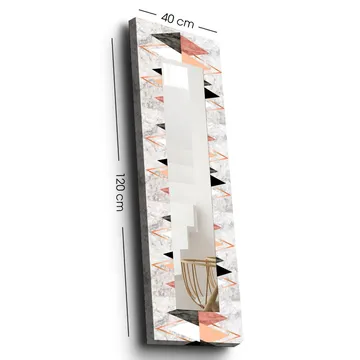 Dekorspegel 40x120 cm - Flerfärgad - Inredning - Spegel - Väggspegel