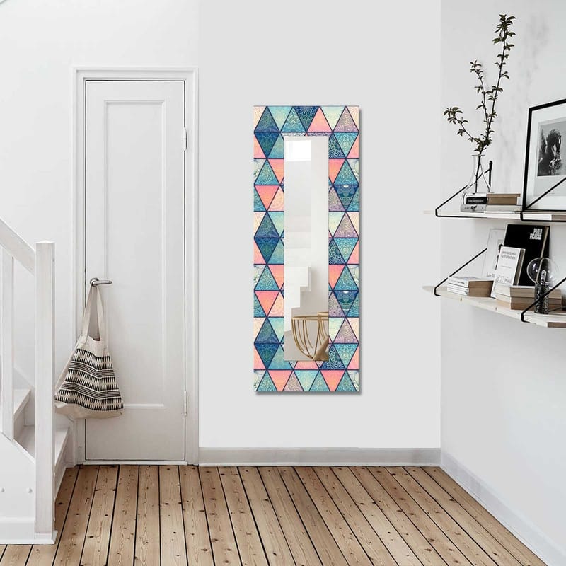 Dekorspegel 40x120 cm - Flerfärgad - Inredning - Spegel - Väggspegel