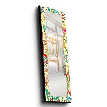 Dekorspegel 40x120 cm - Flerfärgad - Inredning - Spegel - Väggspegel