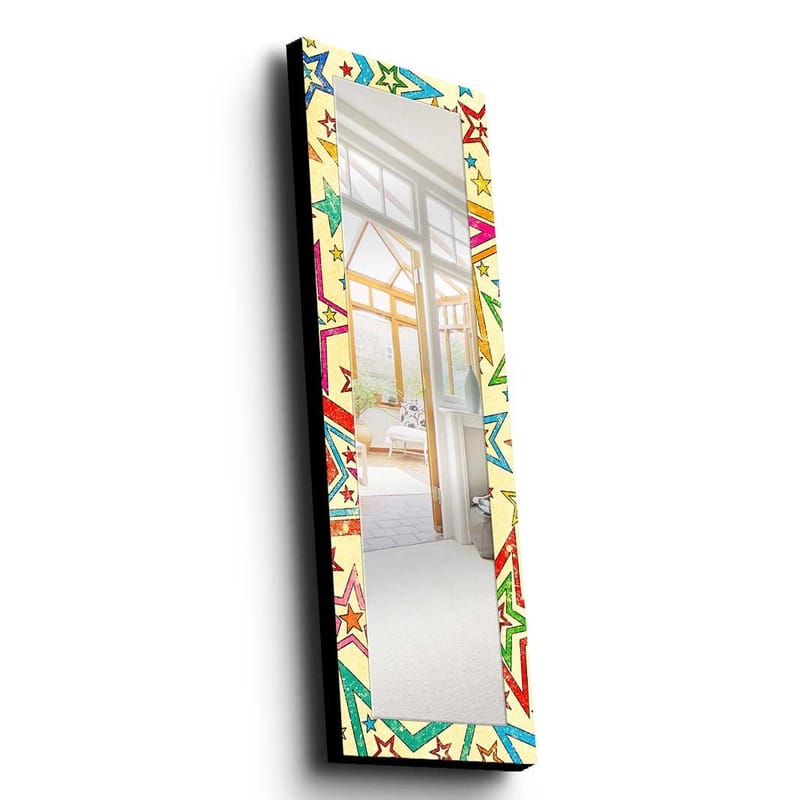 Dekorspegel 40x120 cm - Flerfärgad - Inredning - Spegel - Väggspegel
