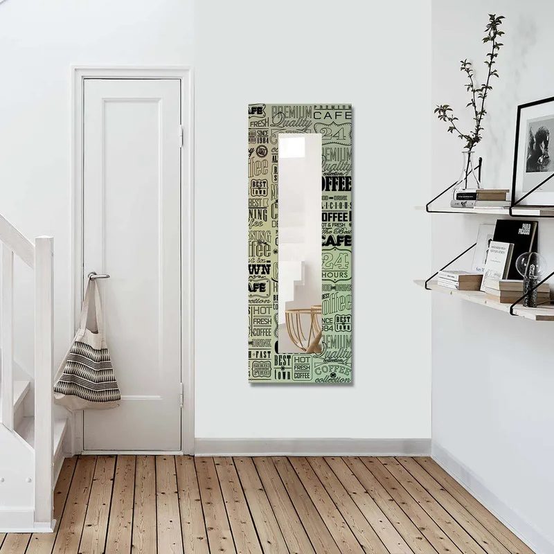 Dekorspegel 40x120 cm - Flerfärgad - Inredning - Spegel - Väggspegel