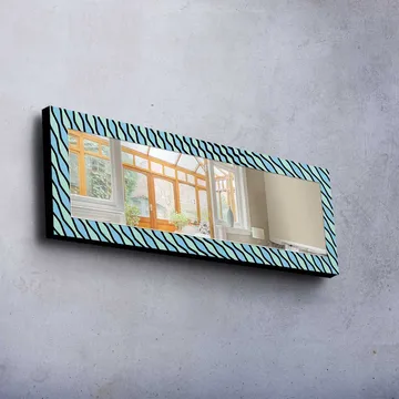 Dekorspegel 40x120 cm - Flerfärgad - Inredning - Spegel - Väggspegel