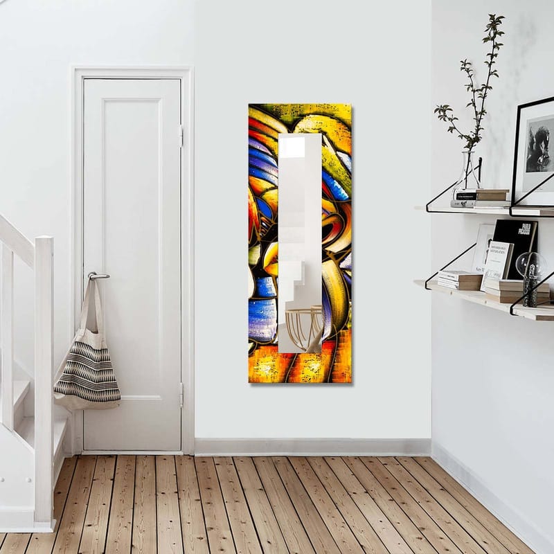 Dekorspegel 40x120 cm - Flerfärgad - Inredning - Spegel - Väggspegel