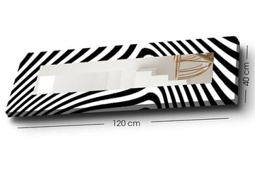 Dekorspegel 40x120 cm - Flerfärgad - Inredning - Spegel - Väggspegel