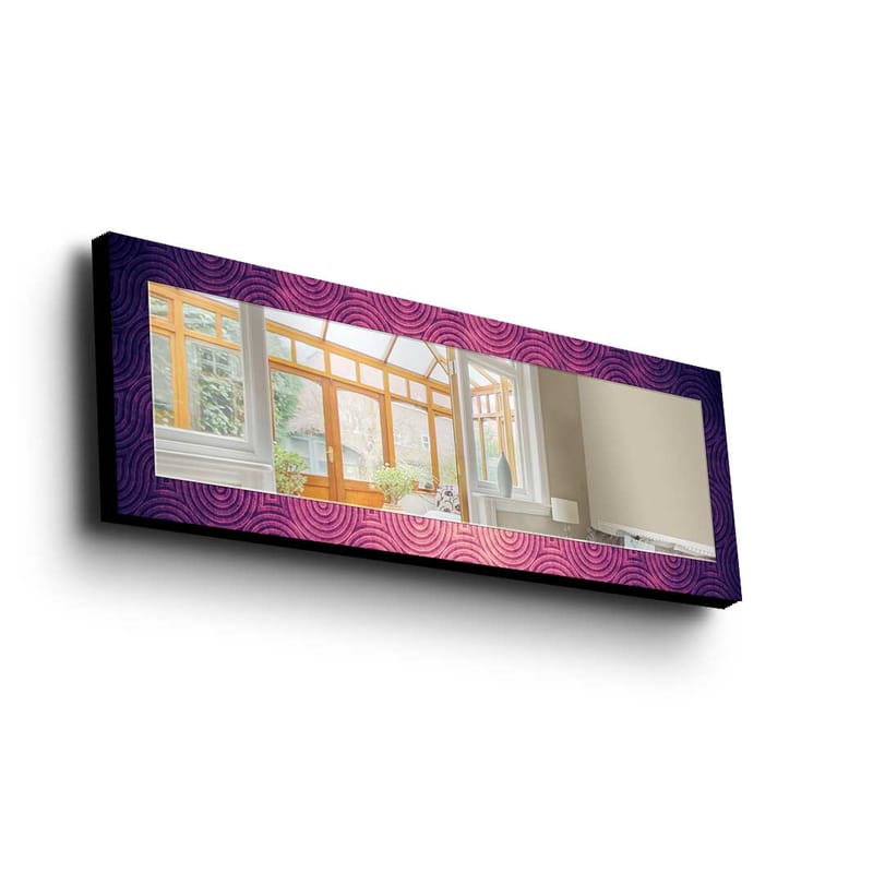 Dekorspegel 40x120 cm - Lila - Inredning - Spegel - Väggspegel