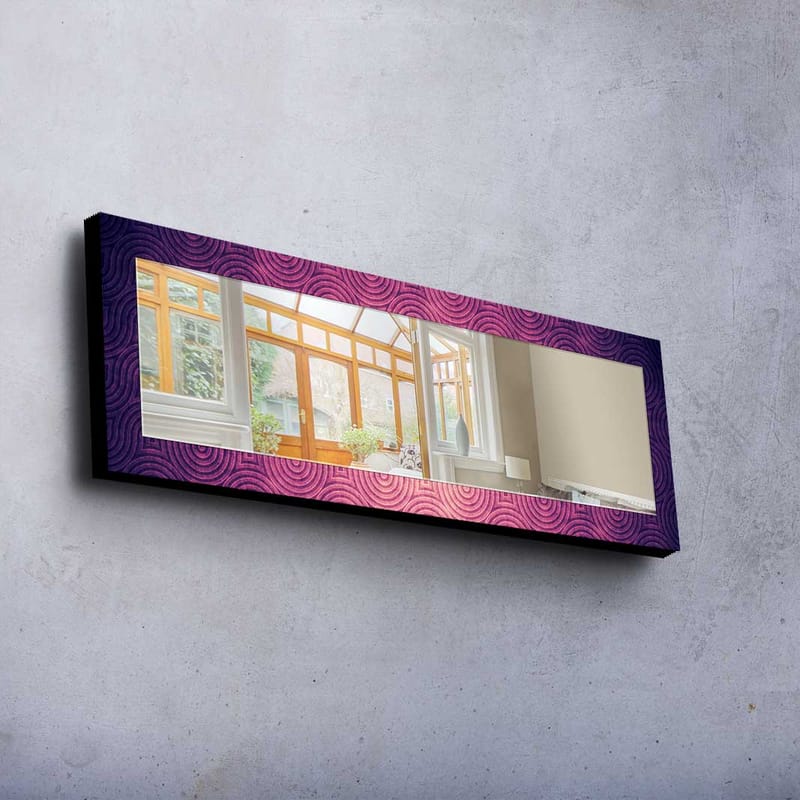 Dekorspegel 40x120 cm - Lila - Inredning - Spegel - Väggspegel