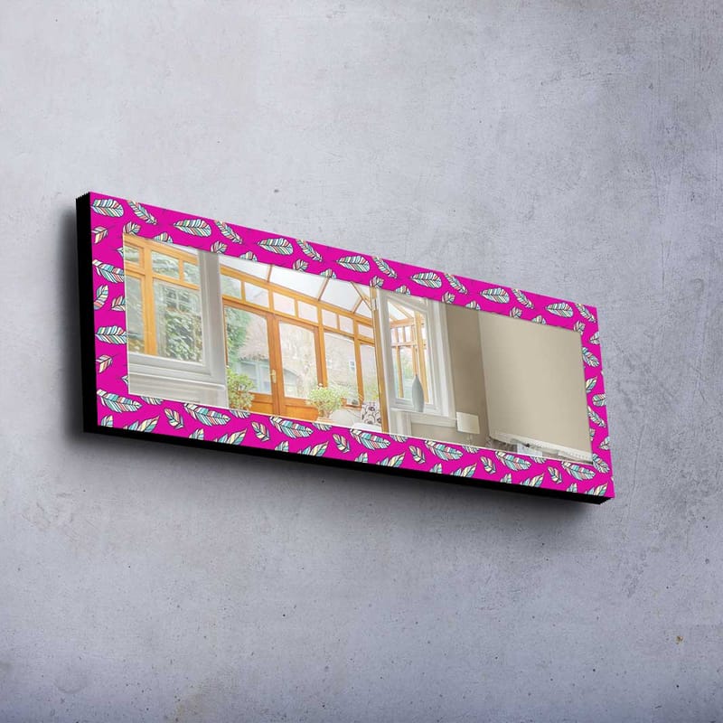 Dekorspegel 40x120 cm - Lila - Inredning - Spegel - Väggspegel