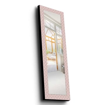 Dekorspegel 40x120 cm - Rosa/Vit - Inredning - Spegel - Väggspegel