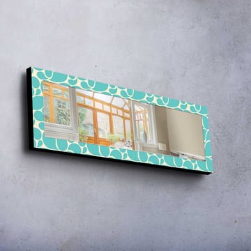 Dekorspegel 40x120 cm - Turkos - Inredning - Spegel - Väggspegel