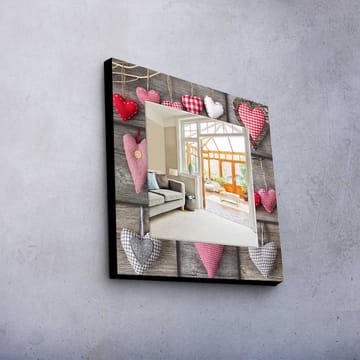 Dekorspegel 50x50 cm - Flerfärgad - Inredning - Spegel - Väggspegel