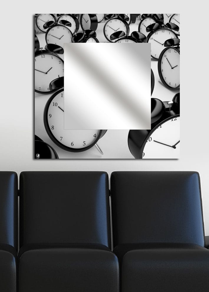 Dekorspegel 50x50 cm, Flerfärgad