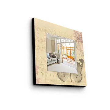 Dekorspegel 50x50 cm - Flerfärgad - Inredning - Spegel - Väggspegel