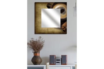Dekorspegel 50x50 cm - Flerfärgad - Inredning - Spegel - Väggspegel