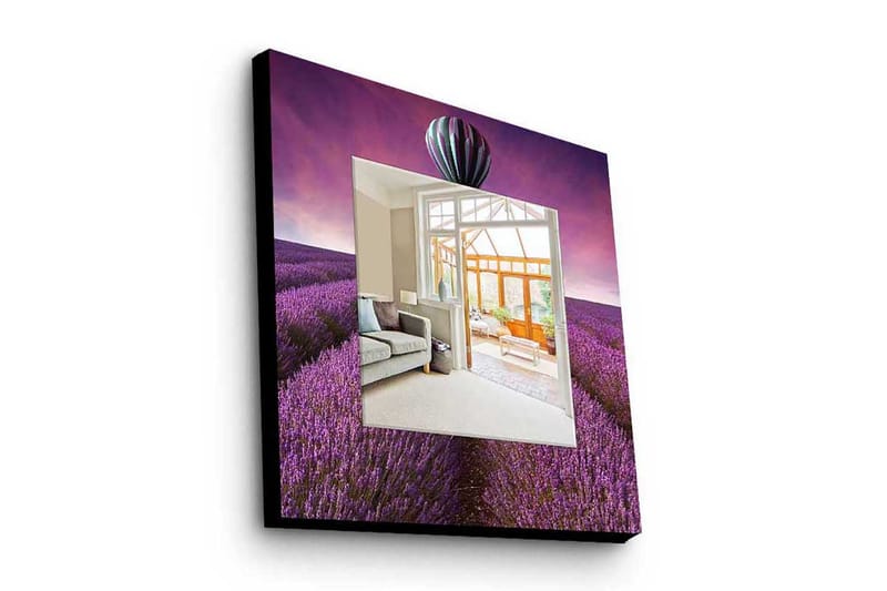 Dekorspegel 50x50 cm - Flerfärgad - Inredning - Spegel - Väggspegel