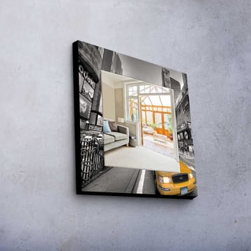 Dekorspegel 50x50 cm - Flerfärgad - Inredning - Spegel - Väggspegel