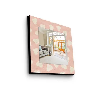 Dekorspegel 50x50 cm - Flerfärgad - Inredning - Spegel - Väggspegel