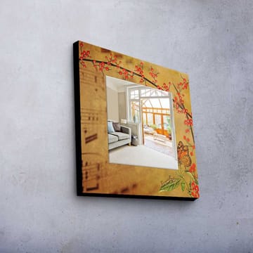 Dekorspegel 50x50 cm - Flerfärgad - Inredning - Spegel - Väggspegel