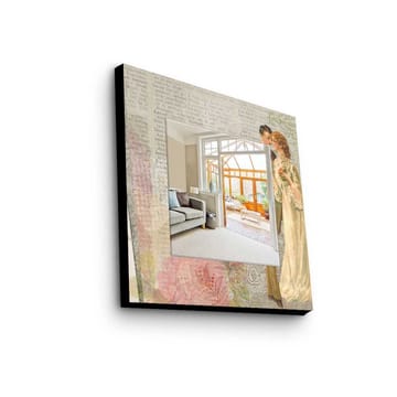 Dekorspegel 50x50 cm - Flerfärgad - Inredning - Spegel - Väggspegel