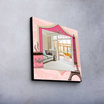 Dekorspegel 50x50 cm - Flerfärgad - Inredning - Spegel - Väggspegel