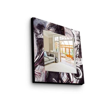 Dekorspegel 50x50 cm - Flerfärgad - Inredning - Spegel - Väggspegel