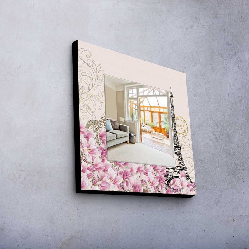 Dekorspegel 50x50 cm - Flerfärgad - Inredning - Spegel - Väggspegel