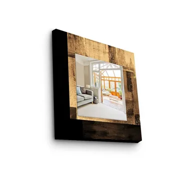 Dekorspegel 50x50 cm - Flerfärgad - Inredning - Spegel - Väggspegel