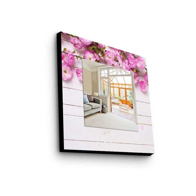 Dekorspegel 50x50 cm, Flerfärgad