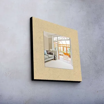 Dekorspegel 50x50 cm - Flerfärgad - Inredning - Spegel - Väggspegel