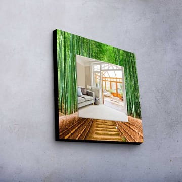 Dekorspegel 50x50 cm - Flerfärgad - Inredning - Spegel - Väggspegel