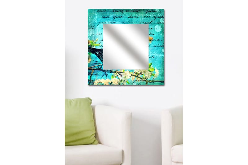 Dekorspegel Krasnaja 50x50 cm Abstract - Plexiglas/Flerfärgad - Inredning - Spegel - Väggspegel