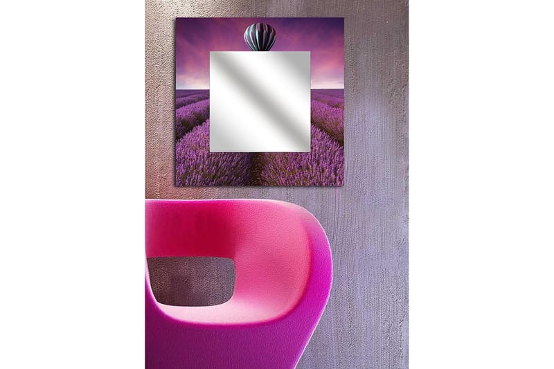 Dekorspegel Krasnaja 50x50 cm Nature - Plexiglas/Flerfärgad - Inredning - Spegel - Väggspegel